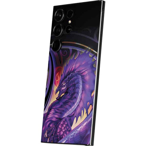 Dragonblade Netherblade Purple by Ruth Thompson Galaxy S25 Ultra Skin